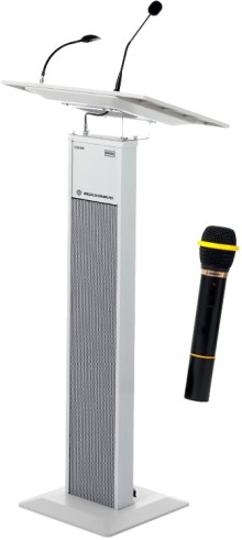 Pupitre colonne amplifié UHF 60w lecteur MP3 intégré
