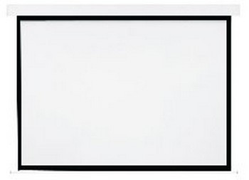 Ecran Electrique ORAY SQUAR'EVOLUTION HC - Format 4/3 - toile blanc mat occultant - bords noirs - 129 x 172