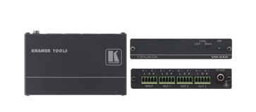 KRAMER - Distributeur audio 1:3 12V - Format : Tool - (option rack : RK-3/6/9T)