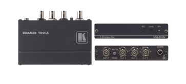 KRAMER - Distributeur vidéo 1:3, 440 MHz 12V - Format : Tool - (option rack : RK-3/6/9T)