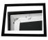 Ecran ORAY CADRE HOME CINEMA HC - Format 4/3 - toile blanc mat - 202 x 270 +bords 8cm velours noir - épaisseur 4,5cm - image 1
