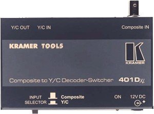 KRAMER - Sélecteur-décodeur Composite vers Y/C 12V - Format : Tool - (option rack : RK-3/6/9T)