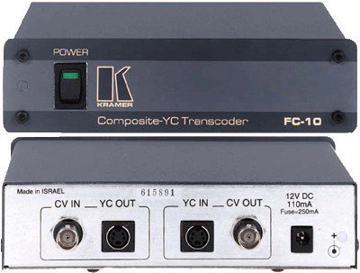 KRAMER - Transcodeur Composite - Y/C 12V - Format : Desktop - (option rack : RK-1)