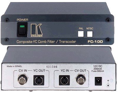 KRAMER - Transcodeur Composite - Y/C, filtre en peigne 12V - Format : Desktop - (option rack : RK-1)