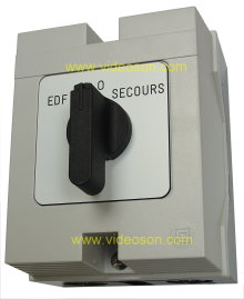Inverseur manuel d'alimentation electrique HONDA INVTETRAPOL32 (obligatoire sur installation reliee E.D.F.) : Tetrapolaire triphase (intensite maxi 32 A)
