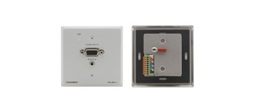 KRAMER - Plastron VGA, DDC et audio 12V - Format : Wallplate