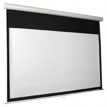 Ecran Manuel ORAY SUPER GEAR HC - Format 16/10 - toile blanc mat occultant - bords noirs + extra drop - 108 x 172