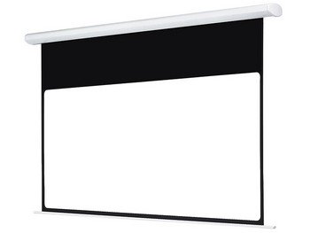 Ecran Electrique ORAY HCM4 avec commande infrarouge - Format 16/10 - toile blanc mat occultant - bords noirs + extra drop - 145 x 232